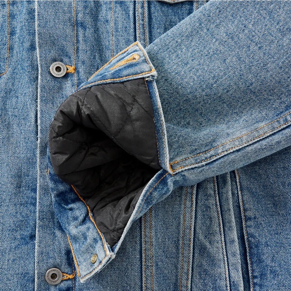 Flint & Tinder Type 3 Sherpa-Lined Trucker Jacket / Small - Picture 7 of 16